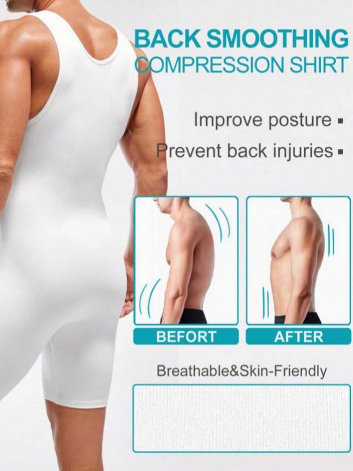 B-FIT Men's Feline Solod color Simple All Match Shapewear